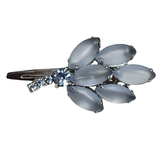 Blue Prong-Set Crystal Rhinestone Hair Accessory Clip main image 7